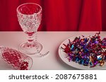 table with new years still life ... | Shutterstock . vector #2087675881