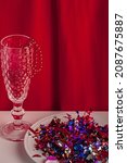 table with new years still life ... | Shutterstock . vector #2087675887