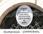 Small photo of Rome, Italy - July 16, 2019: The Italian Chamber of Commerce, Industry, Agriculture and Artisanship (Italian: Camera di Commercio, Industria, Artigianato e Agricoltura, CCIAA)