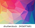 abstract modern background with ... | Shutterstock .eps vector #343697681