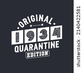 Original 1934 Quarantine...