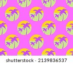 Seamless Pattern With Retro...