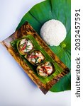 Small photo of Fish amok with coconut, Khmer main food