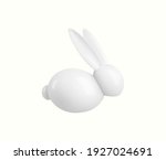 vector white ceramic easter... | Shutterstock .eps vector #1927024691