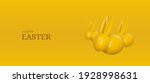 happy easter. realistic vector... | Shutterstock .eps vector #1928998631