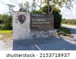 Everglades National Park Sign...