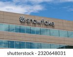 Snowflake sign on its office...