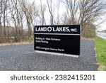 Small photo of Land O'Lakes sign at the headquarters in Arden Hills, Minnesota, United States, May 5, 2023. Land O'Lakes, Inc. is an American member-owned agricultural cooperative.