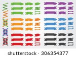vector ribbons and banners. | Shutterstock .eps vector #306354377