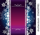 christmas card background... | Shutterstock .eps vector #356069981