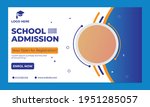 school admission horizontal web ... | Shutterstock .eps vector #1951285057
