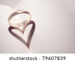 Heartshadow With Rings On A...