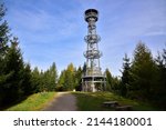 Cibulka observation tower, Ore Mountains lookout tower