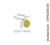 Logo Of Olives On A Branch ....