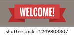 welcome web banner  sign.... | Shutterstock .eps vector #1249803307