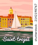 Retro Travel Poster Saint...