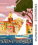 Travel Poster Saint Tropez...