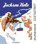 Travel Poster Jackson Hole...