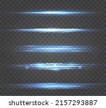 set of lighting effect. blue... | Shutterstock .eps vector #2157293887