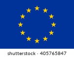 european union flag  official... | Shutterstock .eps vector #405765847