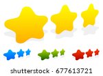 star  star rating to use as... | Shutterstock . vector #677613721