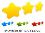 star  star rating to use as... | Shutterstock . vector #677613727