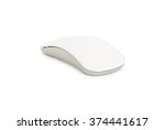Computer mouse on a white background,