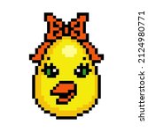 Cute Pixel Art Easter Egg...