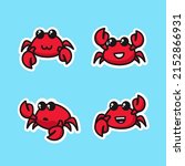 Cute Crab  Red Crab  Animal...