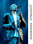 Small photo of Isle of Wight Festival - June 10 2016: Maxi Jazz with Faithless performing on the main stage at I.o.W Festival, Newport, Isle of Wight, June 10, 2016 on the Isle of Wight, UK