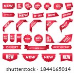 set of stickers for new brands  ... | Shutterstock .eps vector #1844165014