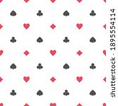 seamless background with hearts ... | Shutterstock .eps vector #1895554114