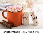 Hot Chocolate Mug And A Snowman ...
