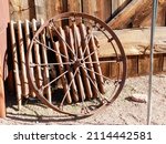 Antique Rusty Wagon Wheel...