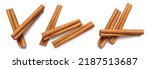 Set of cinnamon sticks ...