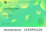 website landing page. geometric ... | Shutterstock .eps vector #1293992134