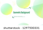 geometric background. minimal... | Shutterstock .eps vector #1297500331