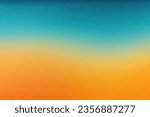 Teal orange yellow blue dark grainy color gradient background retro noise texture effect web banner header backdrop design
