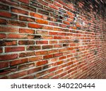 Old Cracked Red Brick Wall With ...