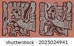 andean iconography pre inca... | Shutterstock .eps vector #2025024941