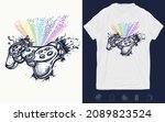 game controller and rainbow... | Shutterstock .eps vector #2089823524