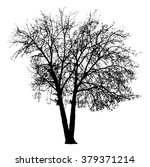 tree silhouette on white... | Shutterstock .eps vector #379371214