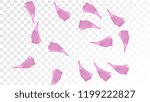 pink sakura petals falling down.... | Shutterstock .eps vector #1199222827