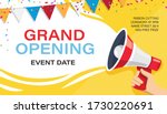 grand opening banner template.... | Shutterstock .eps vector #1730220691