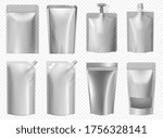doy pack template. foil pouch... | Shutterstock .eps vector #1756328141
