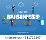 business banner. vector... | Shutterstock .eps vector #511722247