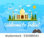 Welcome To India. Vector Travel ...