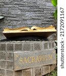 Small photo of Sacrarium is special sink used for the reverent disposal of sacred catholic substances