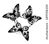 butterflies design | Shutterstock .eps vector #189558104