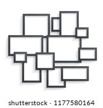 wall picture frame templates... | Shutterstock .eps vector #1177580164